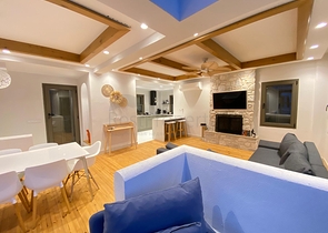 Detached 4+1 villa with sea and city views in Bordakchi Bay, Bodrum