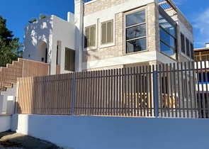 Detached 4+1 villa with sea and city views in Bordakchi Bay, Bodrum