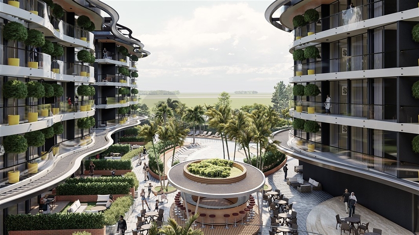 A large-scale investment project in the Oba area, 300 m from the sea