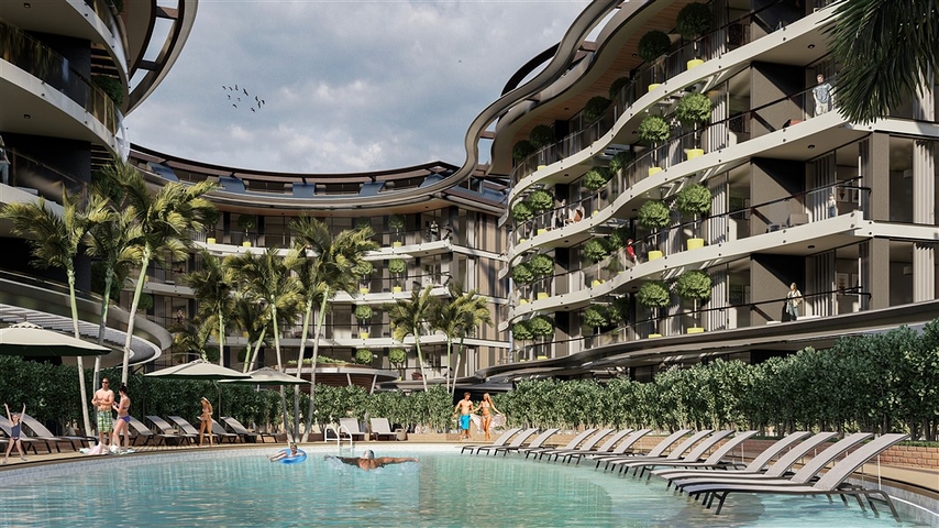 A large-scale investment project in the Oba area, 300 m from the sea