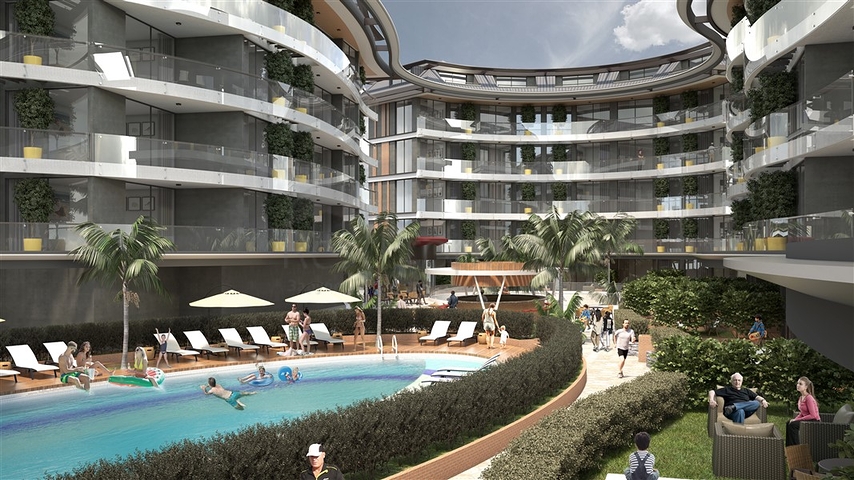 A large-scale investment project in the Oba area, 300 m from the sea