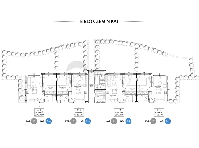 A large-scale investment project in the Oba area, 300 m from the sea