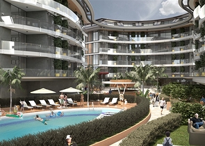 A large-scale investment project in the Oba area, 300 m from the sea