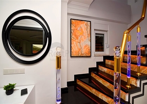 Furnished villa with panoramic views in the very center of Alanya