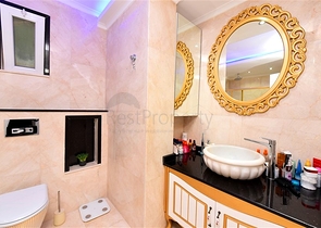 Furnished villa with panoramic views in the very center of Alanya