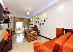 Furnished villa with panoramic views in the very center of Alanya