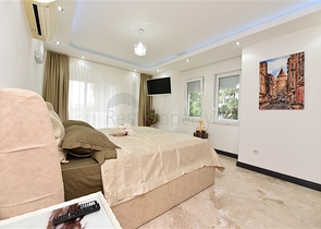 Furnished villa with panoramic views in the very center of Alanya