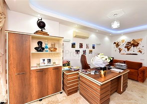 Furnished villa with panoramic views in the very center of Alanya