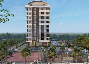 An investment project in a modern style in the Pajallar area 