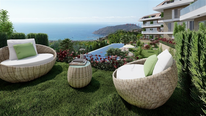 Luxury complex in the center of Alanya  