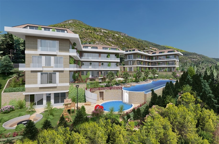 Luxury complex in the center of Alanya  
