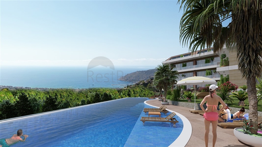Luxury complex in the center of Alanya  