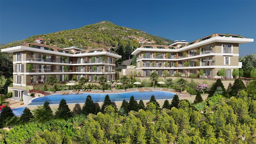 Luxury complex in the center of Alanya  