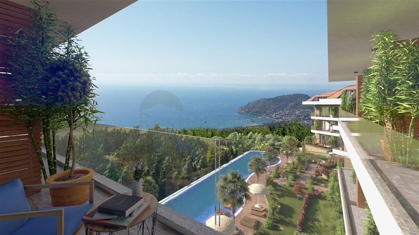 Luxury complex in the center of Alanya  