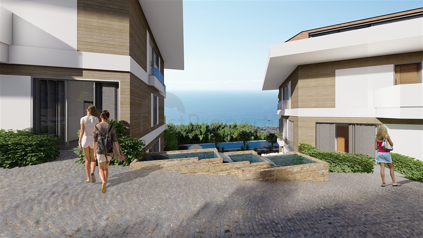 Luxury complex in the center of Alanya  