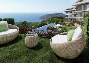 Luxury complex in the center of Alanya  