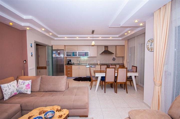 Furnished 4+1 penthouse in Oba area