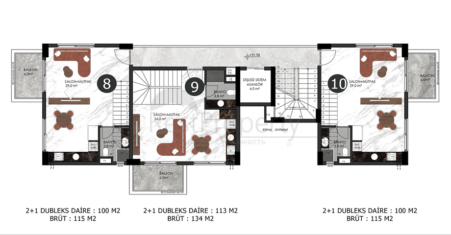 Clubhouse in a developed area of Oba