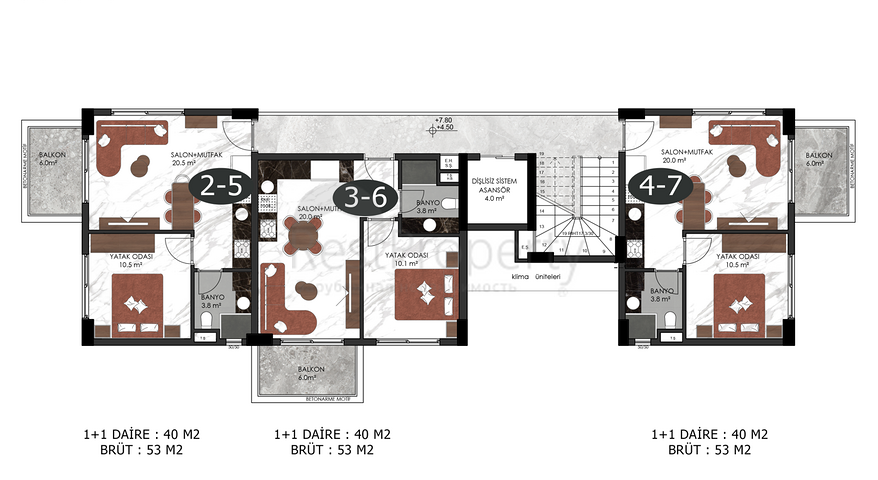 Clubhouse in a developed area of Oba