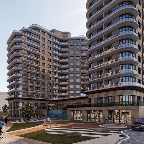 An investment project under construction in the Kucukcekmedje area