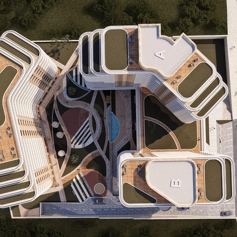 An investment project under construction in the Kucukcekmedje area