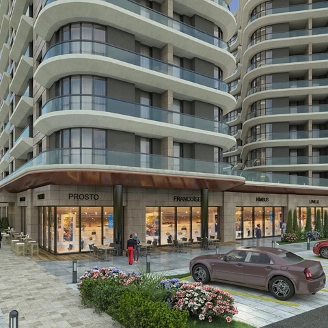 An investment project under construction in the Kucukcekmedje area