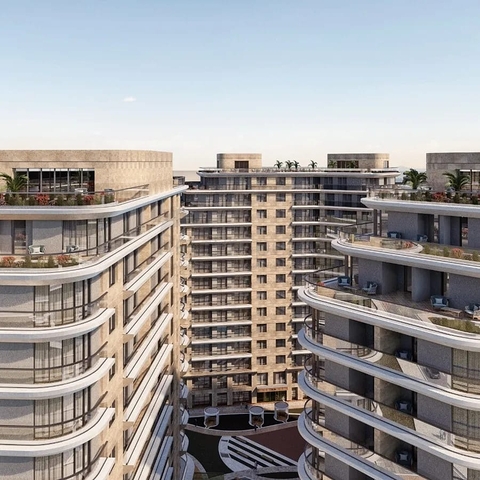 An investment project under construction in the Kucukcekmedje area