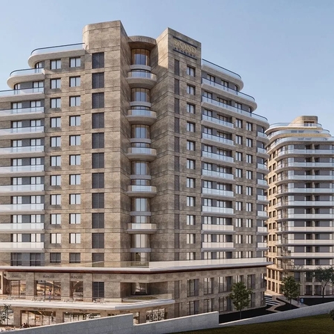 An investment project under construction in the Kucukcekmedje area