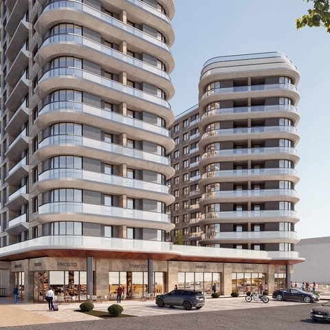 An investment project under construction in the Kucukcekmedje area