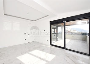 3+1 apartment in a new complex with sea view and Alanya fortress