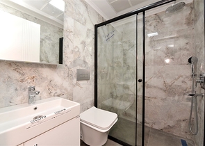 3+1 apartment in a new complex with sea view and Alanya fortress