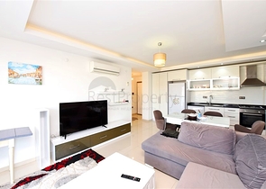 Large 1+1 apartment in a modern complex in Kestel district