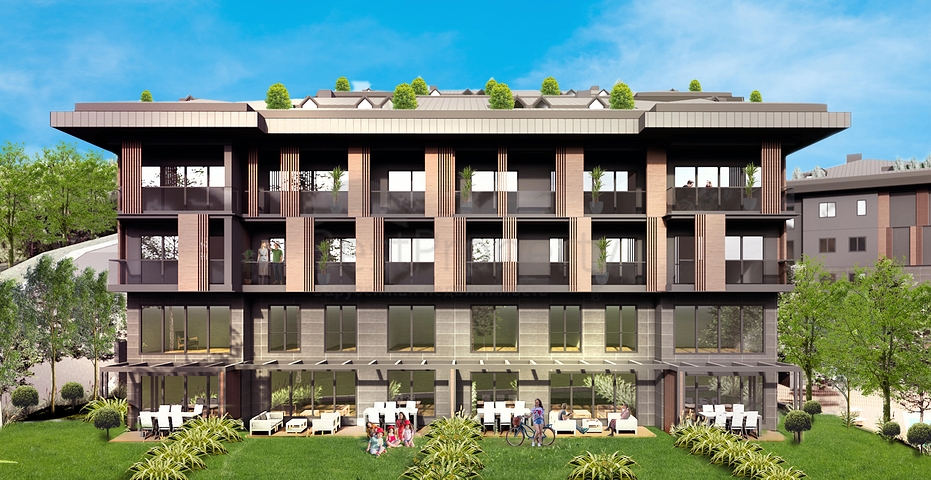 Luxury project in the embrace of nature in Saryer district 