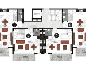 An investment project in the very center of Alanya 