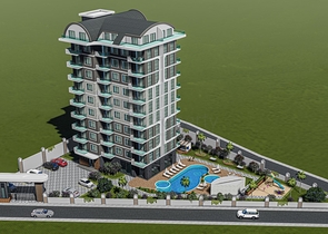 1+1 apartment in Mahmutlar district