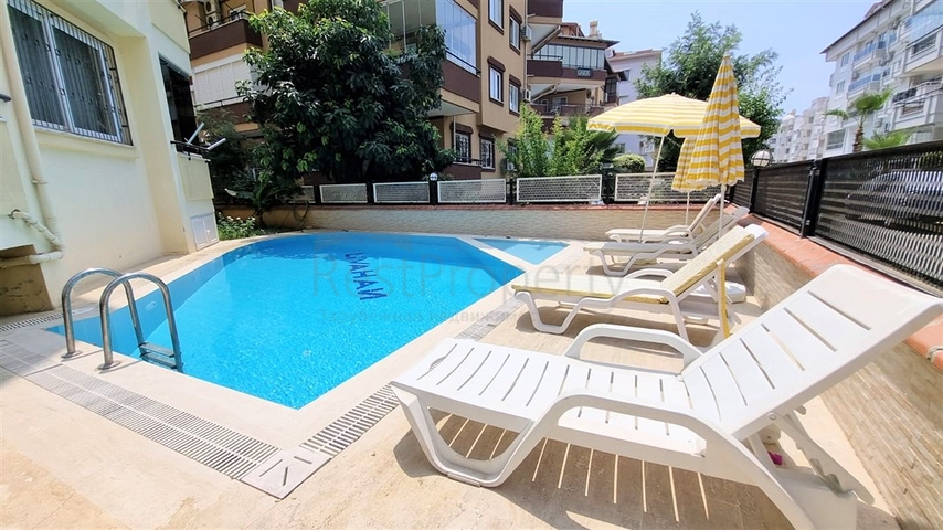 Cozy two-bedroom apartment in Oba, 300 m from the sea 