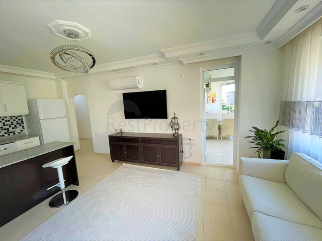 Cozy two-bedroom apartment in Oba, 300 m from the sea 