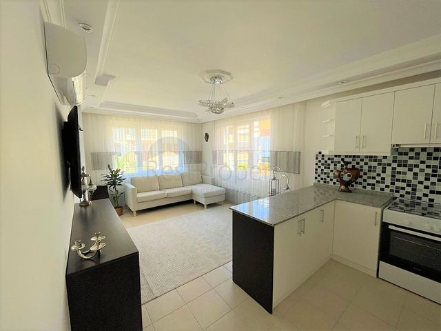 Cozy two-bedroom apartment in Oba, 300 m from the sea 