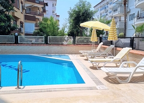 Cozy two-bedroom apartment in Oba, 300 m from the sea 