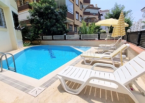 Cozy two-bedroom apartment in Oba, 300 m from the sea 
