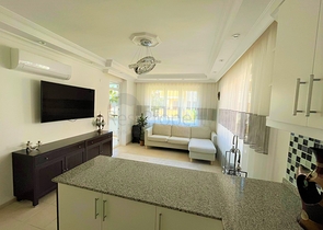 Cozy two-bedroom apartment in Oba, 300 m from the sea 