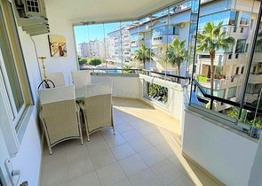 Cozy two-bedroom apartment in Oba, 300 m from the sea 