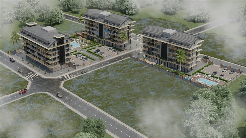 New investment project in Kargicak, 300 m from the sea