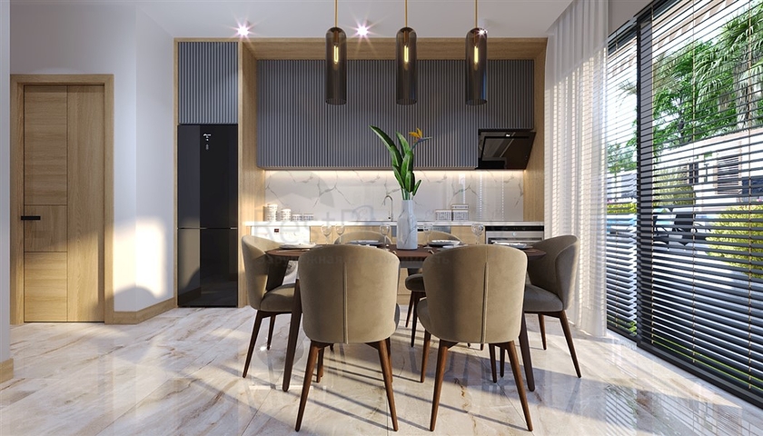 A modern style complex in the prestigious Oba district 