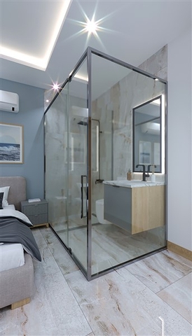 A modern style complex in the prestigious Oba district 