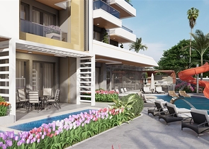 A modern style complex in the prestigious Oba district 