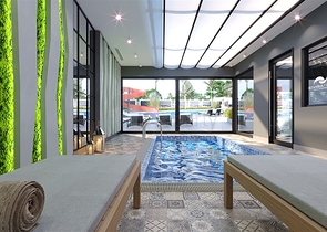 A modern style complex in the prestigious Oba district 