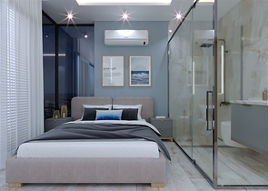 A modern style complex in the prestigious Oba district 