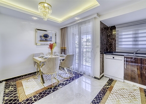 Penthouse with mountain view in Kestel