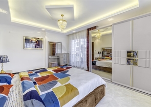 Penthouse with mountain view in Kestel